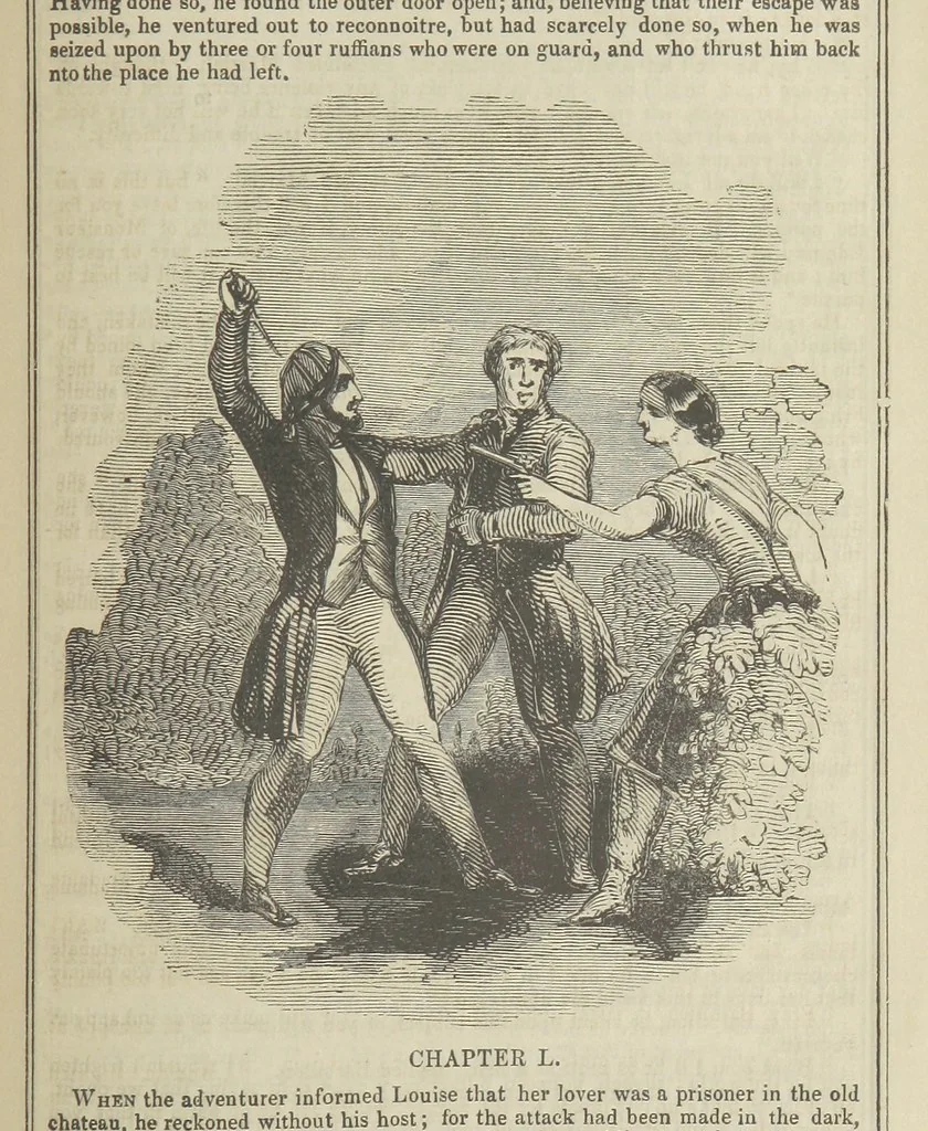 An illustration from Clarisse: or the Merchant's daughter. A romance, 1847, leaf 397