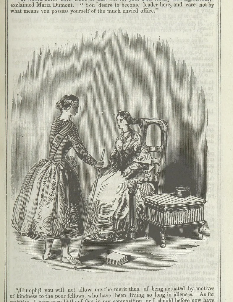 An illustration from Clarisse: or the Merchant's daughter. A romance, 1847, leaf 421