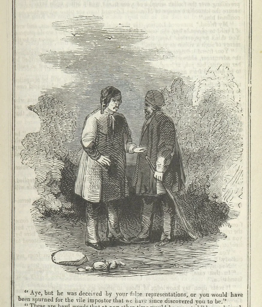 An illustration from Clarisse: or the Merchant's daughter. A romance, 1847, leaf 429