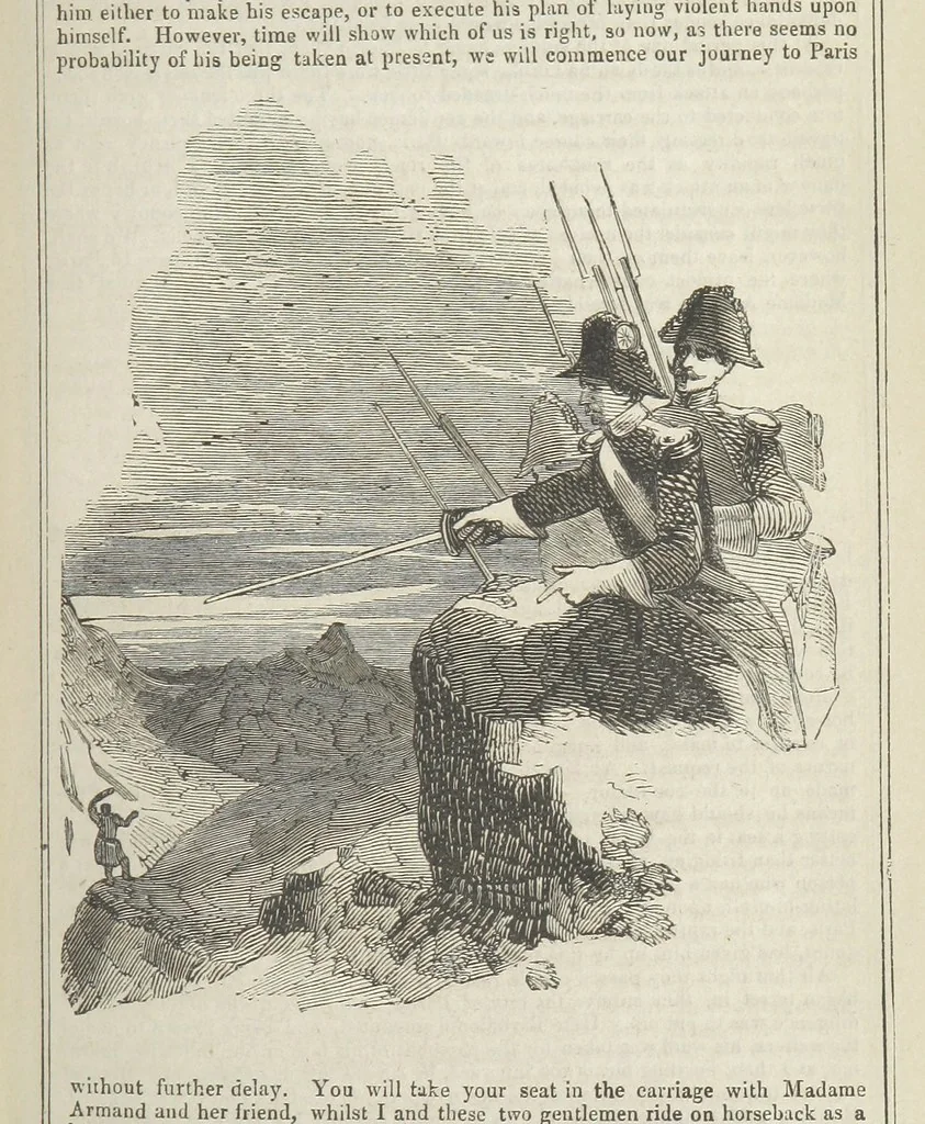 An illustration from Clarisse: or the Merchant's daughter. A romance, 1847, leaf 437