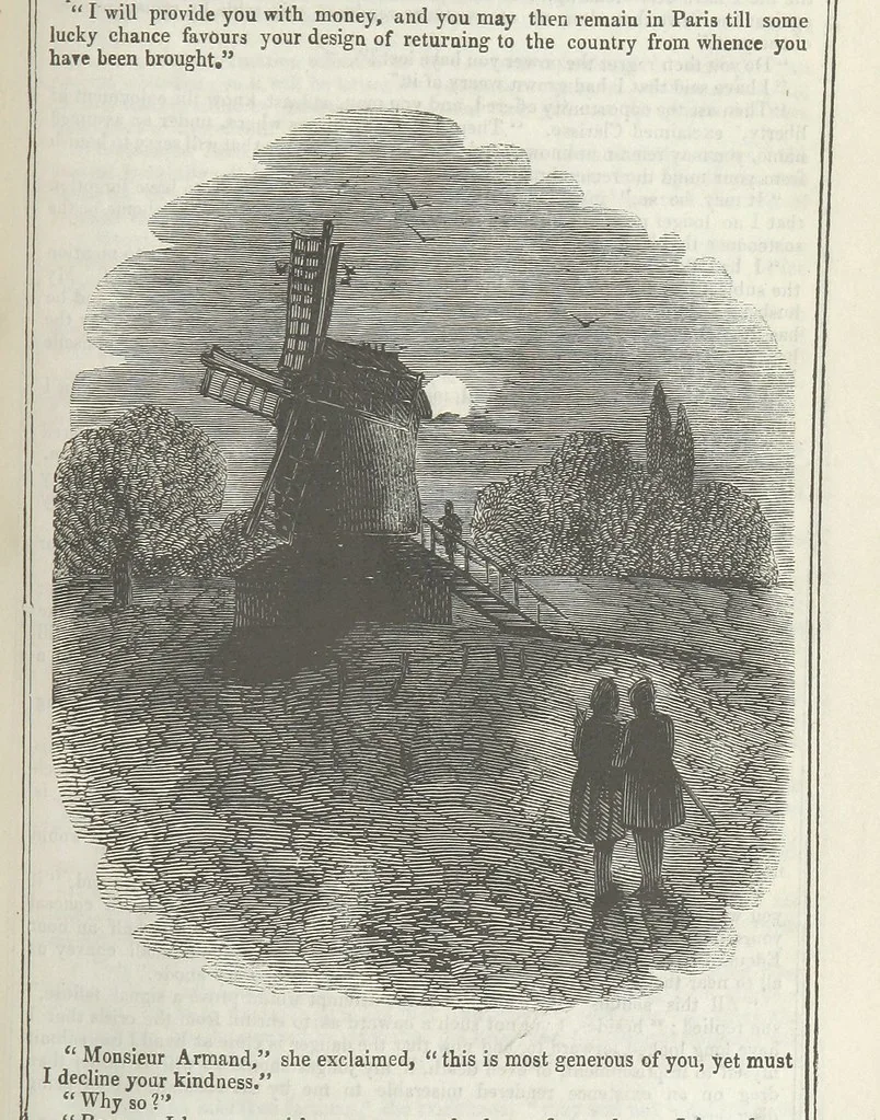 An illustration from Clarisse: or the Merchant's daughter. A romance, 1847, leaf 445