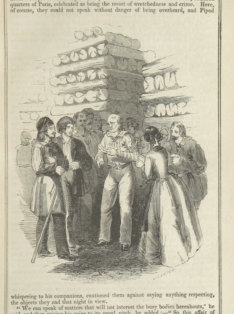 An illustration from Clarisse: or the Merchant's daughter. A romance, 1847, leaf 45