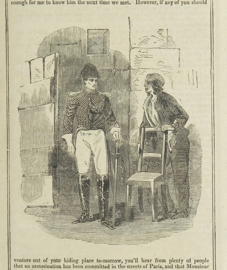 An illustration from Clarisse: or the Merchant's daughter. A romance, 1847, leaf 461