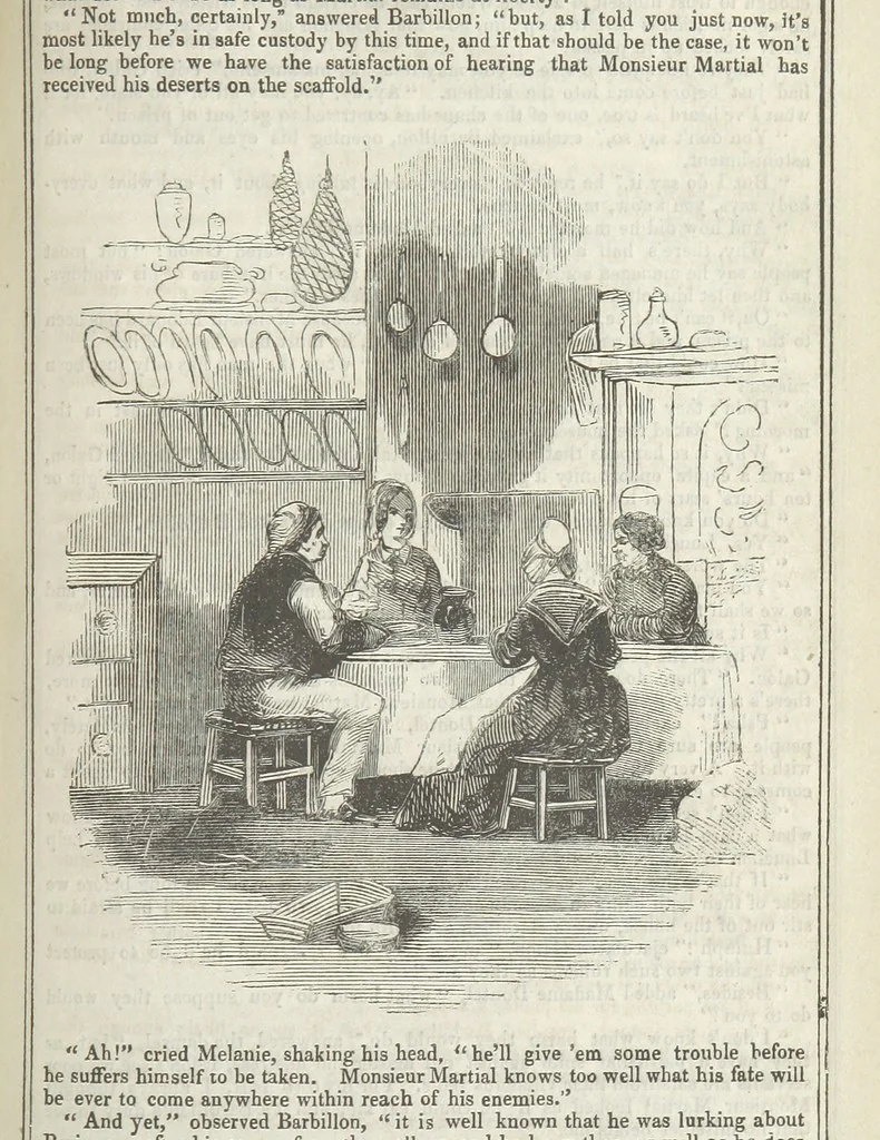 An illustration from Clarisse: or the Merchant's daughter. A romance, 1847, leaf 501