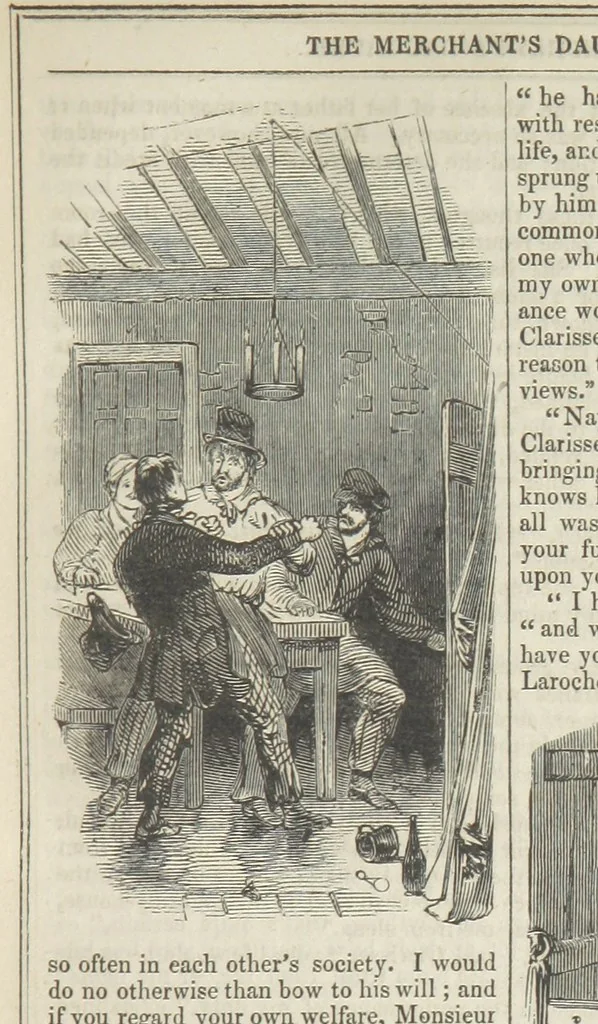 An illustration from Clarisse: or the Merchant's daughter. A romance, 1847, leaf 53