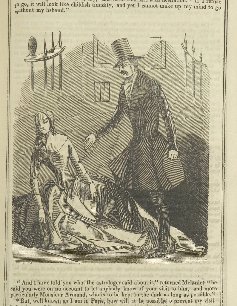An illustration from Clarisse: or the Merchant's daughter. A romance, 1847, leaf 541