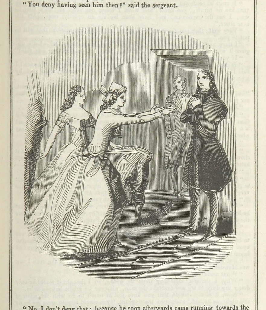 An illustration from Clarisse: or the Merchant's daughter. A romance, 1847, leaf 589