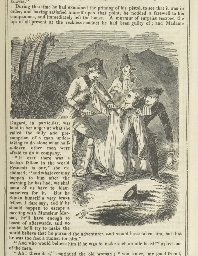 An illustration from Clarisse: or the Merchant's daughter. A romance, 1847, leaf 629