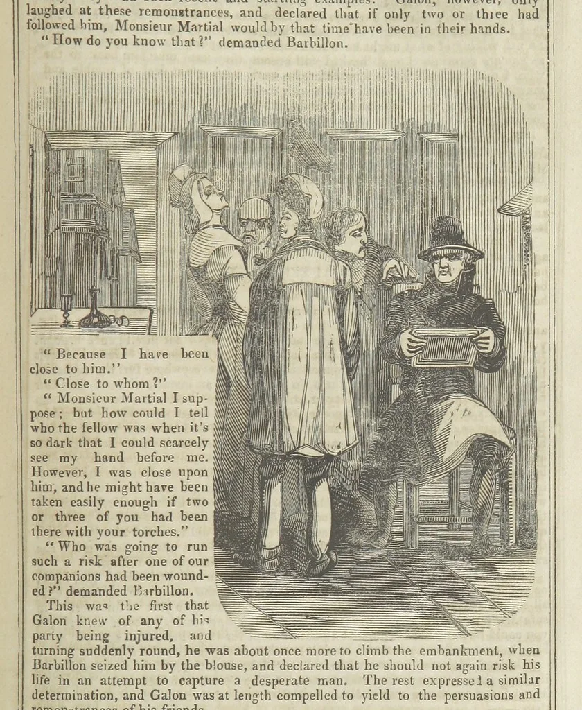An illustration from Clarisse: or the Merchant's daughter. A romance, 1847, leaf 637