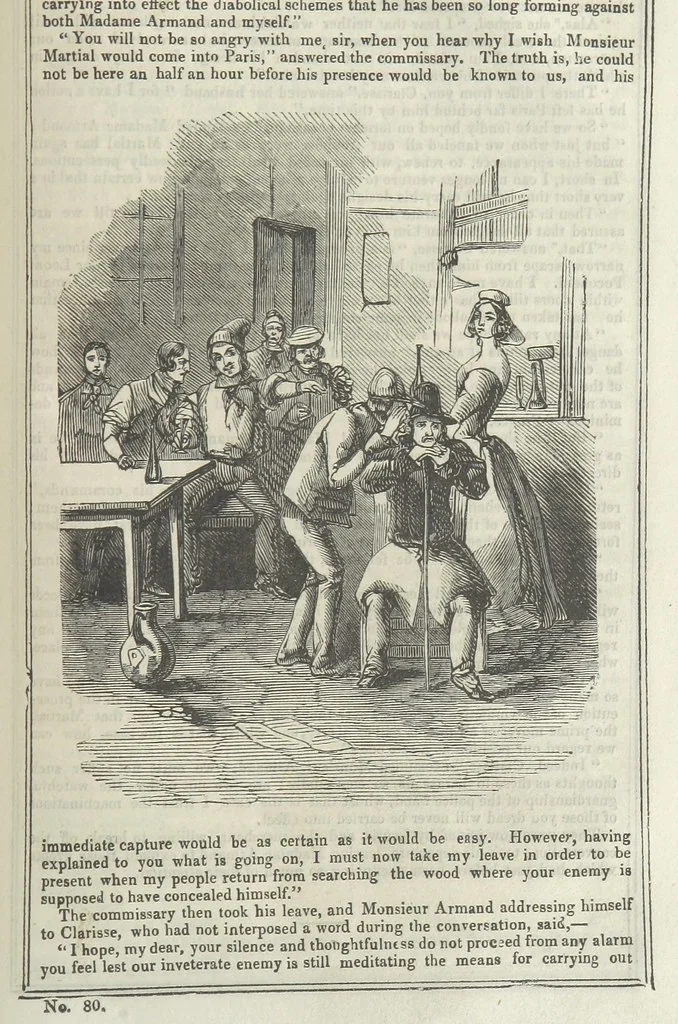An illustration from Clarisse: or the Merchant's daughter. A romance, 1847, leaf 645