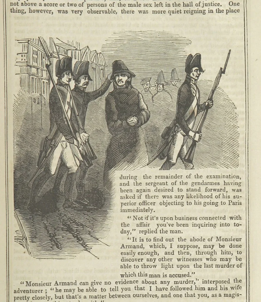 An illustration from Clarisse: or the Merchant's daughter. A romance, 1847, leaf 677