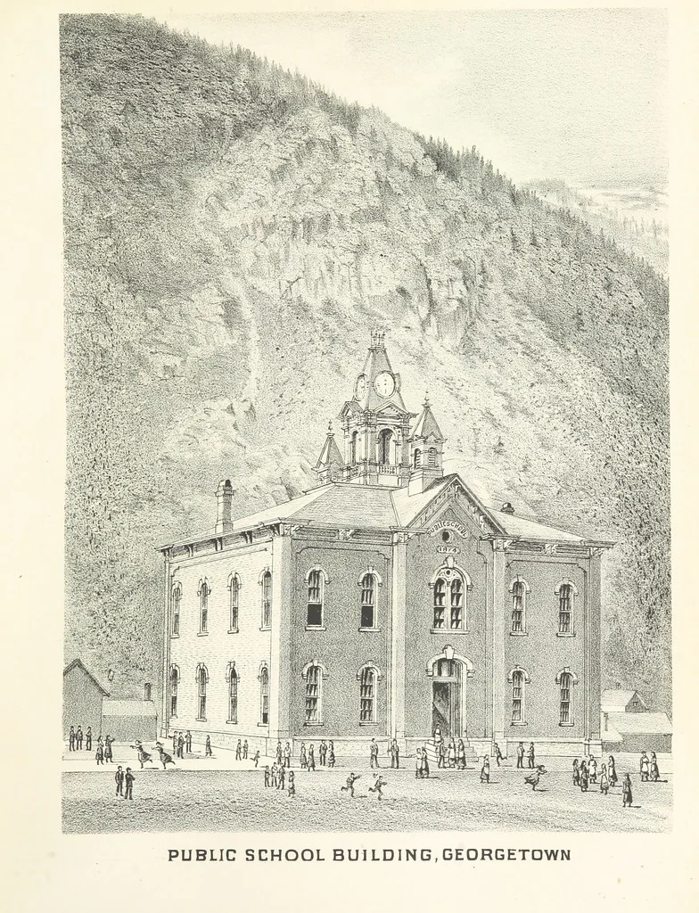 An illustration from History of Clear Creek and Boulder Valleys, Colorado. Containing a brief history of the State of Colorado [by W. B. Vickers] ... a history of Gilpin, Clear Creek, Boulder and Jefferson Counties [respectively by J. Burrell, A. Frost, A. Bixby and E. L. Berthoud] and biographical sketches, 1880, leaf 305