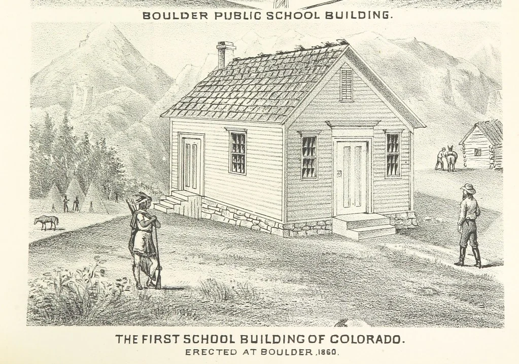 An illustration from History of Clear Creek and Boulder Valleys, Colorado. Containing a brief history of the State of Colorado [by W. B. Vickers] ... a history of Gilpin, Clear Creek, Boulder and Jefferson Counties [respectively by J. Burrell, A. Frost, A. Bixby and E. L. Berthoud] and biographical sketches, 1880, leaf 443