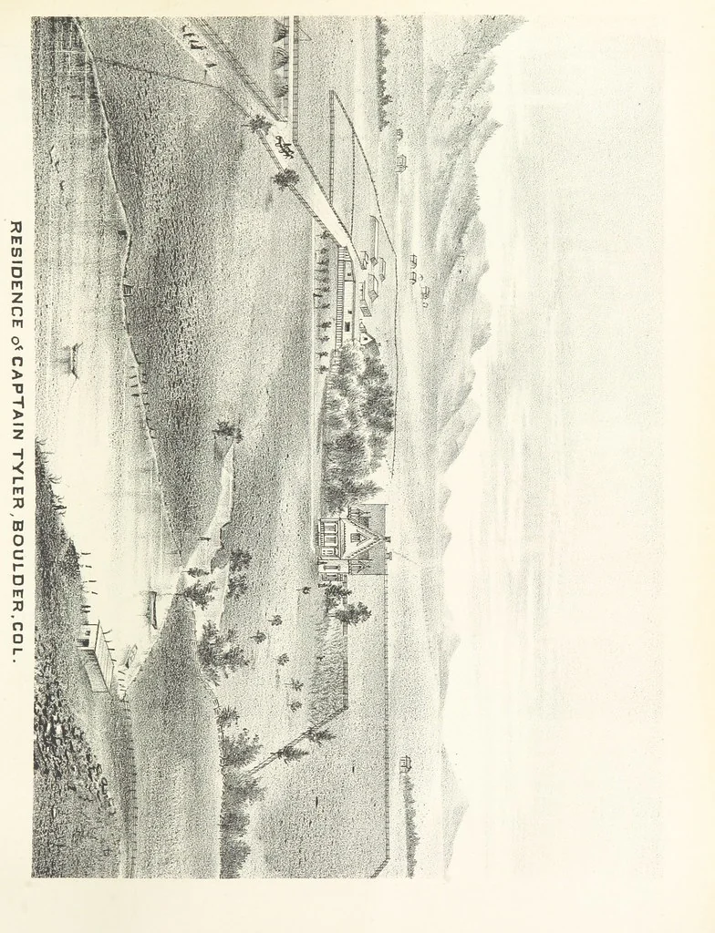An illustration from History of Clear Creek and Boulder Valleys, Colorado. Containing a brief history of the State of Colorado [by W. B. Vickers] ... a history of Gilpin, Clear Creek, Boulder and Jefferson Counties [respectively by J. Burrell, A. Frost, A. Bixby and E. L. Berthoud] and biographical sketches, 1880, leaf 455