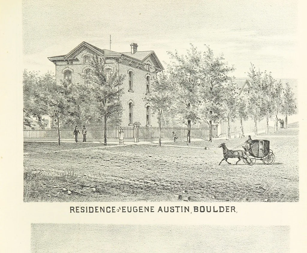 An illustration from History of Clear Creek and Boulder Valleys, Colorado. Containing a brief history of the State of Colorado [by W. B. Vickers] ... a history of Gilpin, Clear Creek, Boulder and Jefferson Counties [respectively by J. Burrell, A. Frost, A. Bixby and E. L. Berthoud] and biographical sketches, 1880, leaf 497
