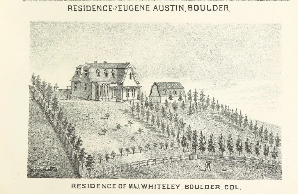 An illustration from History of Clear Creek and Boulder Valleys, Colorado. Containing a brief history of the State of Colorado [by W. B. Vickers] ... a history of Gilpin, Clear Creek, Boulder and Jefferson Counties [respectively by J. Burrell, A. Frost, A. Bixby and E. L. Berthoud] and biographical sketches, 1880, leaf 497