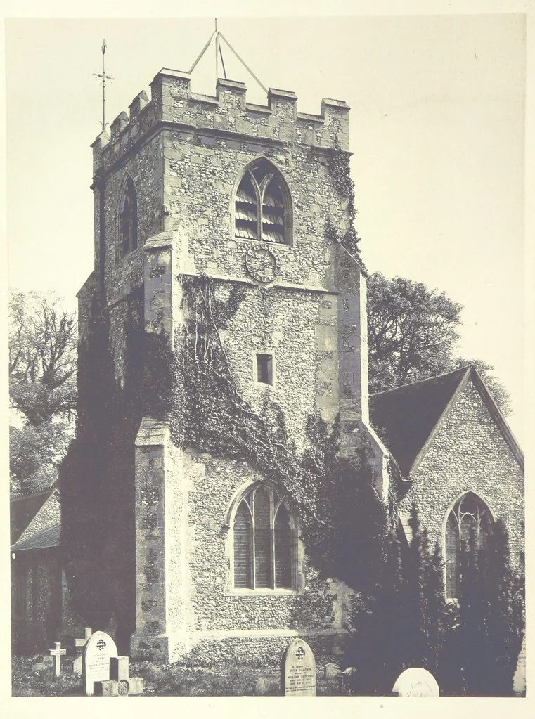 An illustration from The History of Shiplake, Oxon. With allusions to contemporary events in the neighbourhood. [With illustrations, 1894, leaf 28