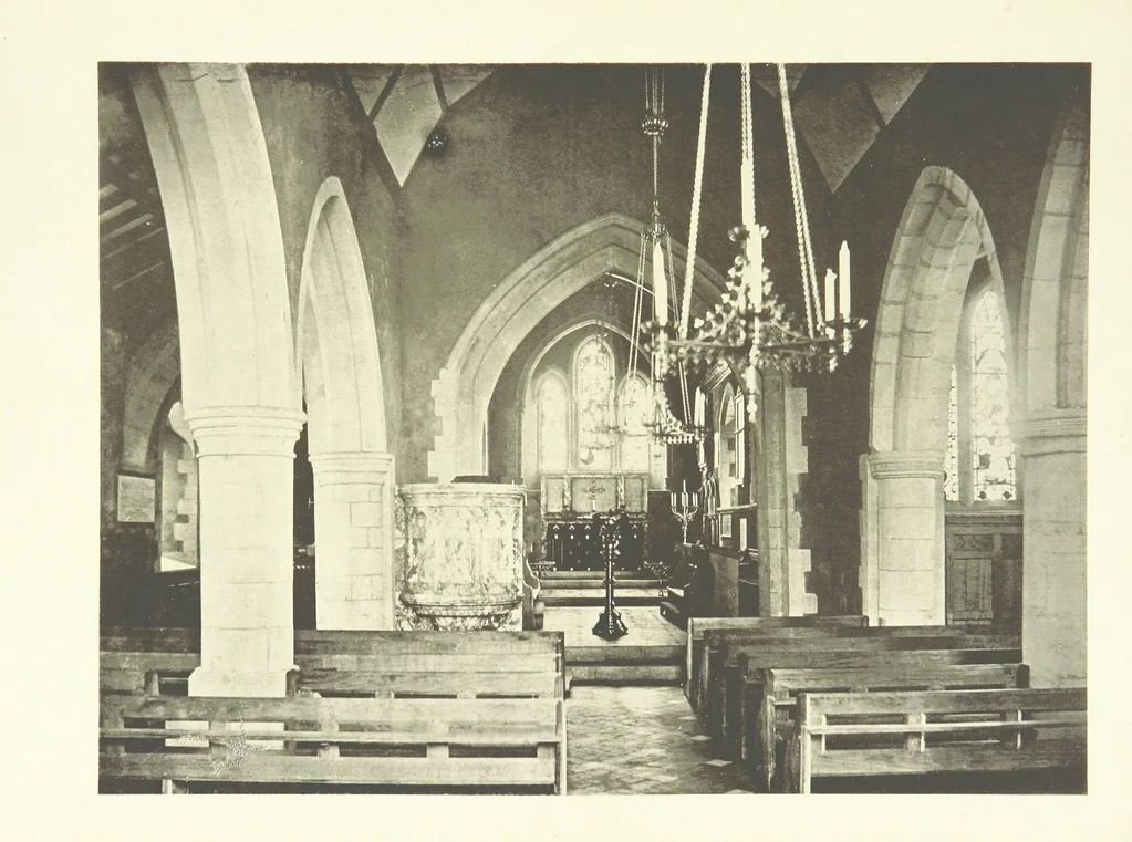 An illustration from The History of Shiplake, Oxon. With allusions to contemporary events in the neighbourhood. [With illustrations, 1894, leaf 489