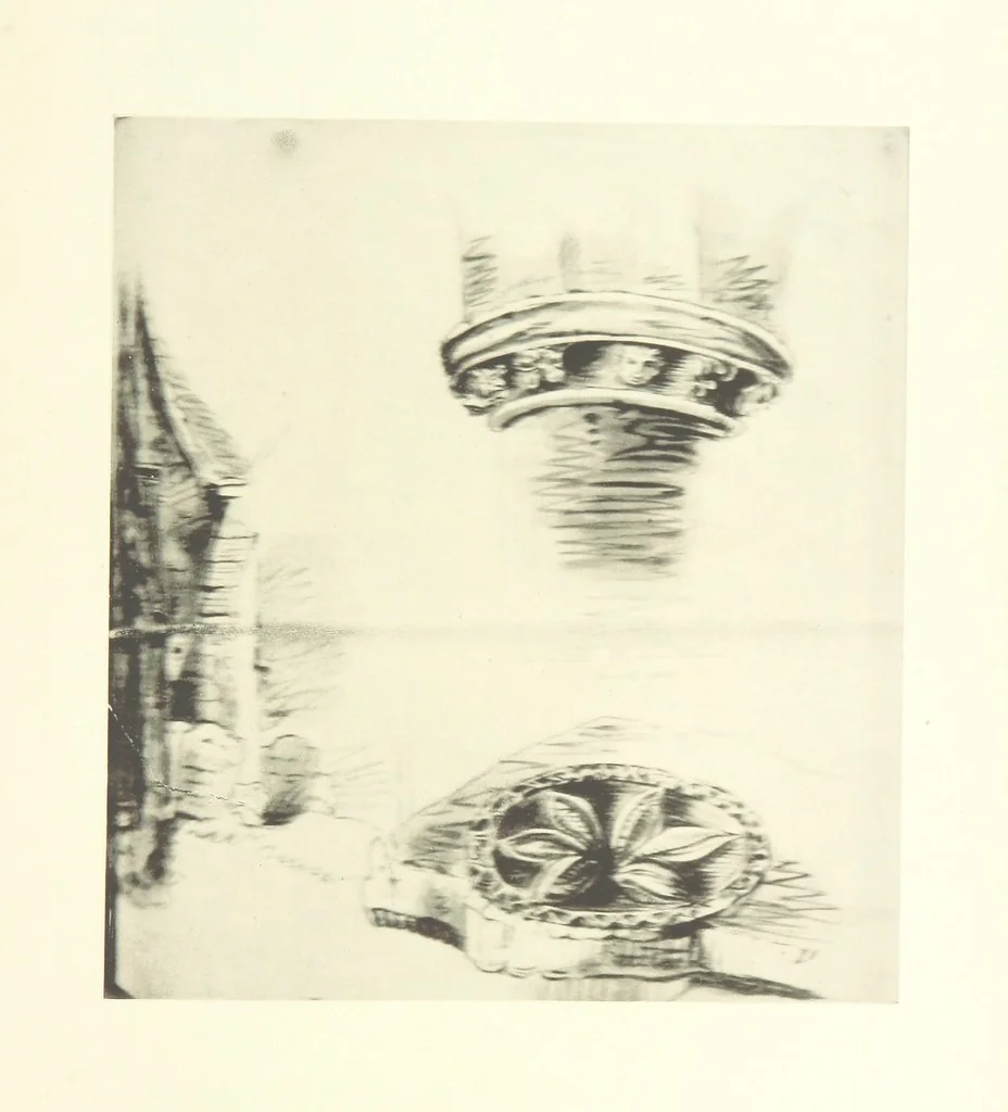 An illustration from The History of Shiplake, Oxon. With allusions to contemporary events in the neighbourhood. [With illustrations, 1894, leaf 85