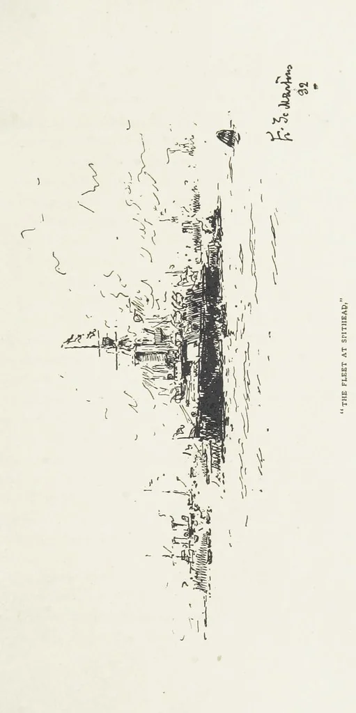 An illustration from The Captain of the “Mary Rose.” A tale of to-morrow ... Illustrated, etc, 1892, leaf 137