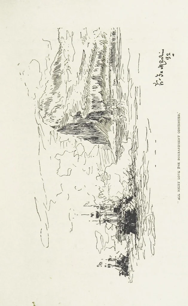 An illustration from The Captain of the “Mary Rose.” A tale of to-morrow ... Illustrated, etc, 1892, leaf 169