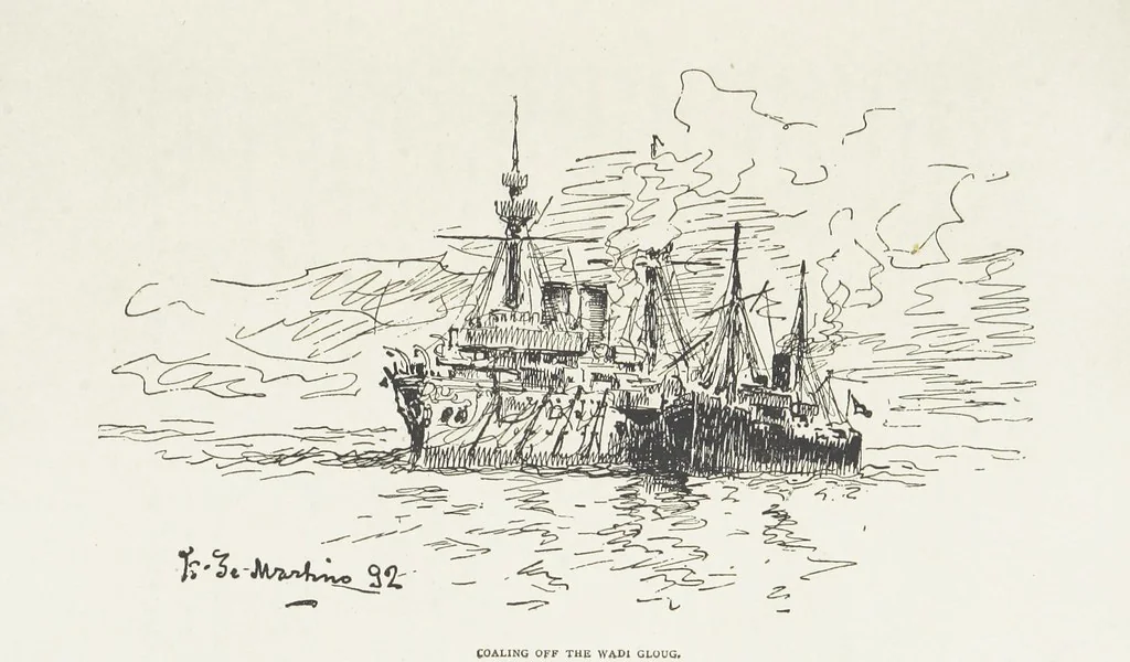 An illustration from The Captain of the “Mary Rose.” A tale of to-morrow ... Illustrated, etc, 1892, leaf 219