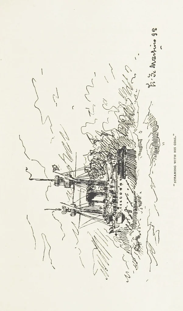 An illustration from The Captain of the “Mary Rose.” A tale of to-morrow ... Illustrated, etc, 1892, leaf 223