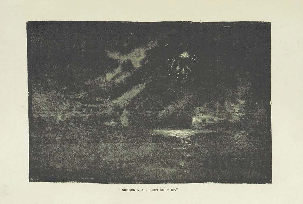 An illustration from The Captain of the “Mary Rose.” A tale of to-morrow ... Illustrated, etc, 1892, leaf 275
