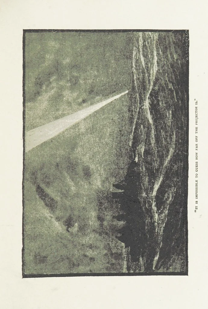 An illustration from The Captain of the “Mary Rose.” A tale of to-morrow ... Illustrated, etc, 1892, leaf 67