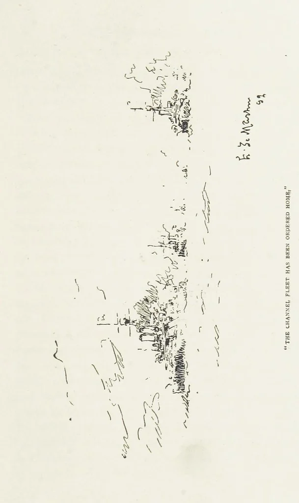 An illustration from The Captain of the “Mary Rose.” A tale of to-morrow ... Illustrated, etc, 1892, leaf 89