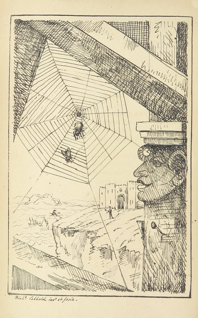 An illustration from Valentine Verses; or, Lines of truth, love, and virtue. [With plates, lithographed by the author, 1827, leaf 138