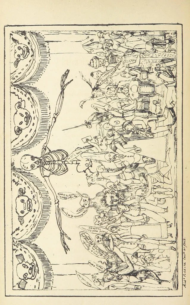 An illustration from Valentine Verses; or, Lines of truth, love, and virtue. [With plates, lithographed by the author, 1827, leaf 146