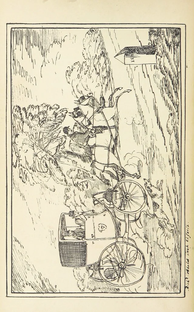 An illustration from Valentine Verses; or, Lines of truth, love, and virtue. [With plates, lithographed by the author, 1827, leaf 182