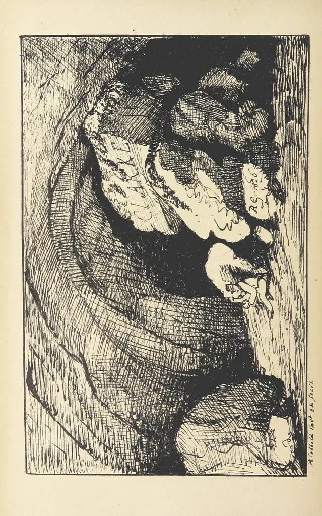 An illustration from Valentine Verses; or, Lines of truth, love, and virtue. [With plates, lithographed by the author, 1827, leaf 206