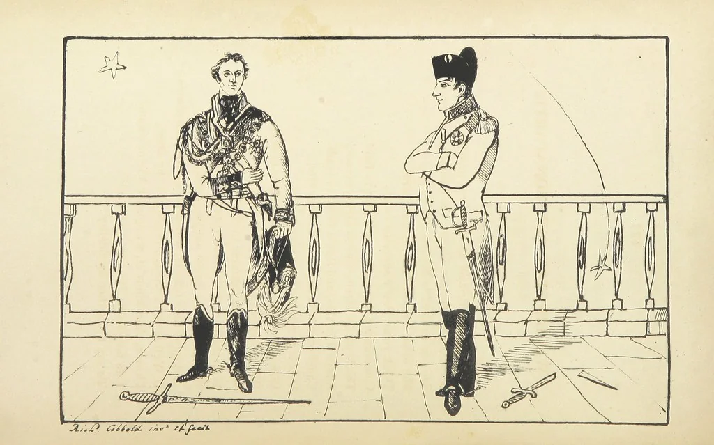 An illustration from Valentine Verses; or, Lines of truth, love, and virtue. [With plates, lithographed by the author, 1827, leaf 266