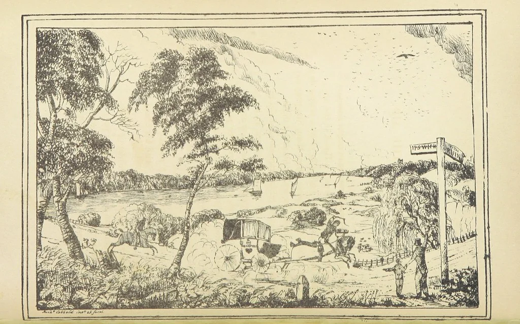 An illustration from Valentine Verses; or, Lines of truth, love, and virtue. [With plates, lithographed by the author, 1827, leaf 318