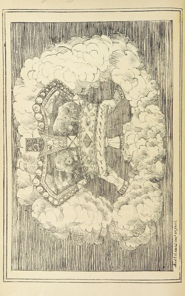 An illustration from Valentine Verses; or, Lines of truth, love, and virtue. [With plates, lithographed by the author, 1827, leaf 326