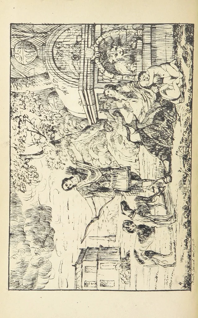 An illustration from Valentine Verses; or, Lines of truth, love, and virtue. [With plates, lithographed by the author, 1827, leaf 366