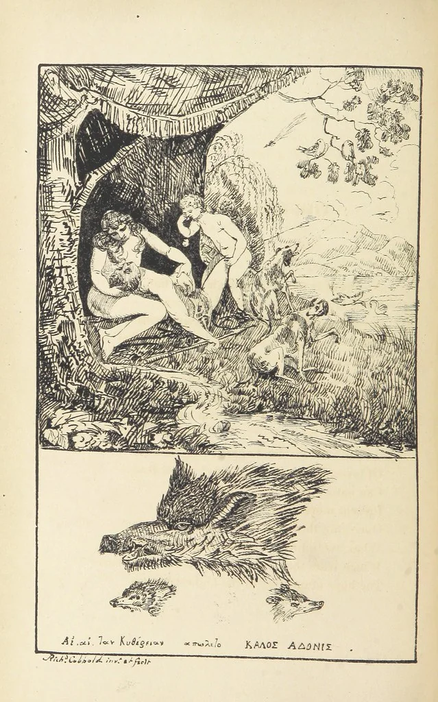 An illustration from Valentine Verses; or, Lines of truth, love, and virtue. [With plates, lithographed by the author, 1827, leaf 384