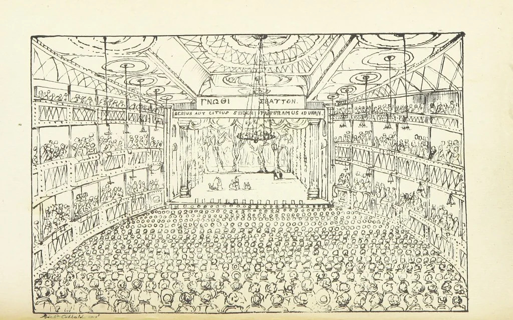 An illustration from Valentine Verses; or, Lines of truth, love, and virtue. [With plates, lithographed by the author, 1827, leaf 428