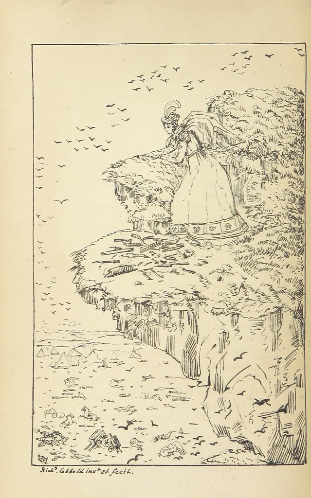 An illustration from Valentine Verses; or, Lines of truth, love, and virtue. [With plates, lithographed by the author, 1827, leaf 434