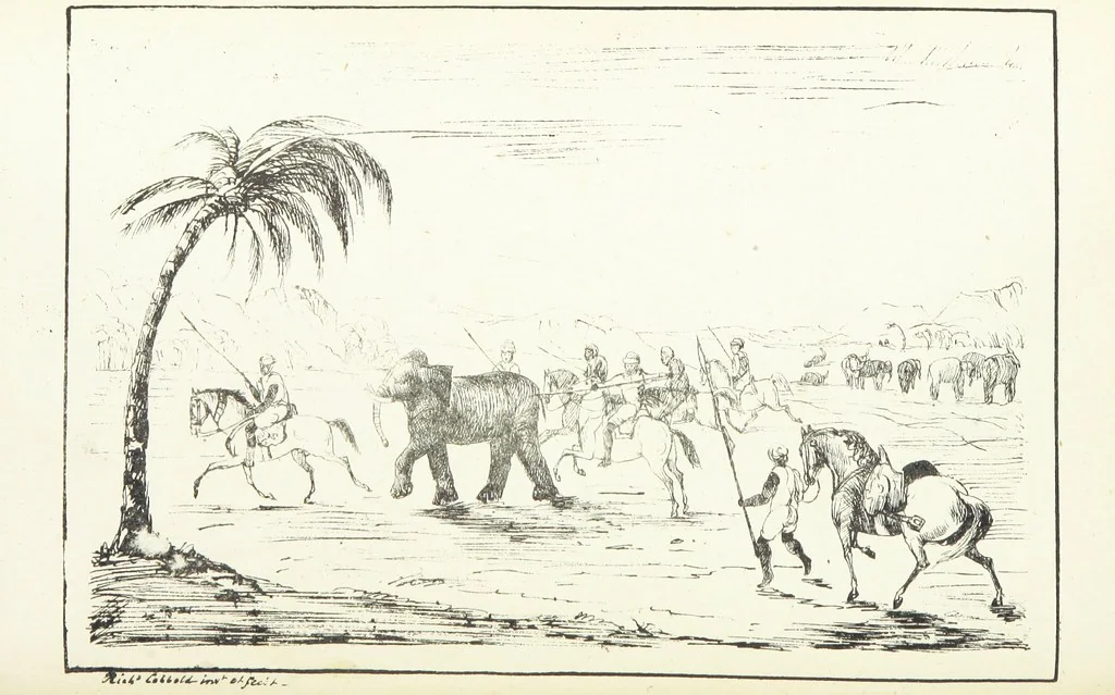 An illustration from Valentine Verses; or, Lines of truth, love, and virtue. [With plates, lithographed by the author, 1827, leaf 68