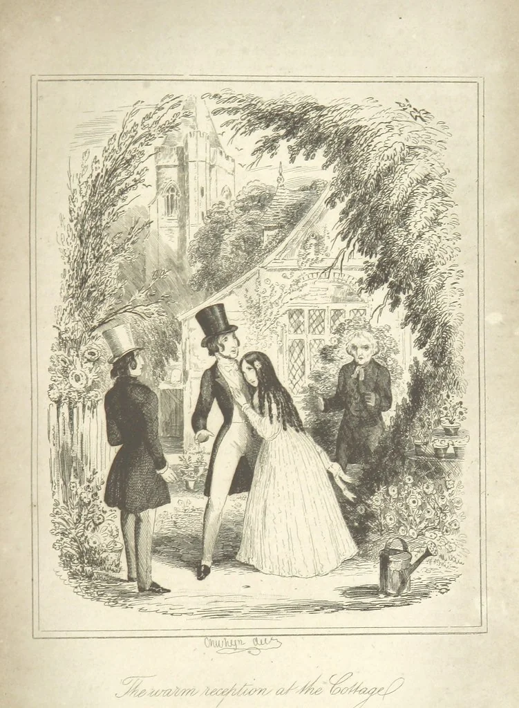 An illustration from George St. George Julian, the Prince. [With plates by Thomas Onwhyn and a portrait of the author, 1844, leaf 167