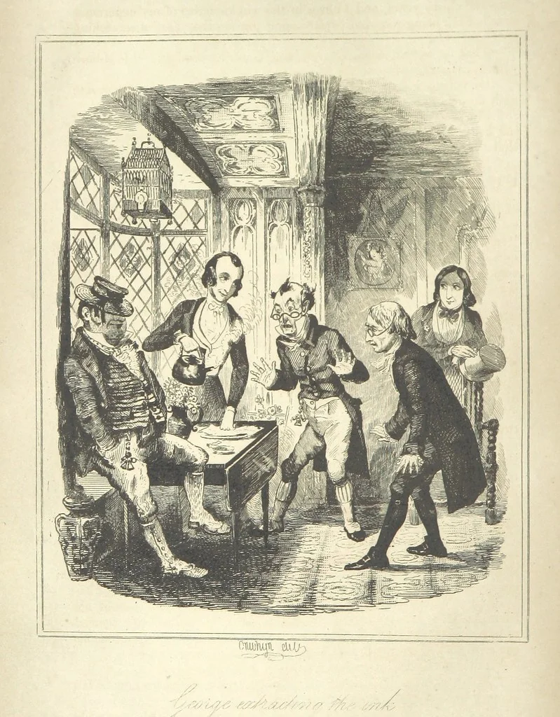 An illustration from George St. George Julian, the Prince. [With plates by Thomas Onwhyn and a portrait of the author, 1844, leaf 182