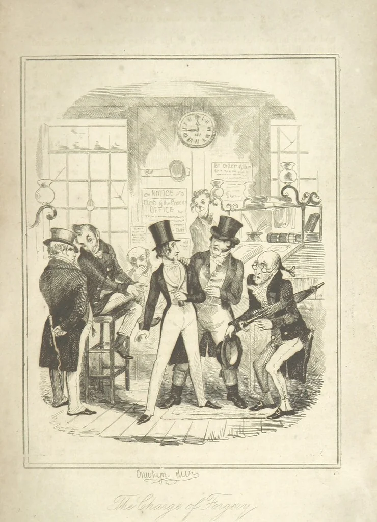 An illustration from George St. George Julian, the Prince. [With plates by Thomas Onwhyn and a portrait of the author, 1844, leaf 241