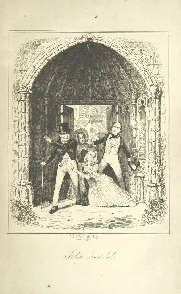 An illustration from George St. George Julian, the Prince. [With plates by Thomas Onwhyn and a portrait of the author, 1844, leaf 43