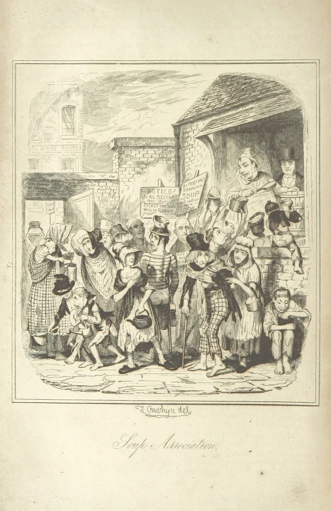 An illustration from George St. George Julian, the Prince. [With plates by Thomas Onwhyn and a portrait of the author, 1844, leaf 48