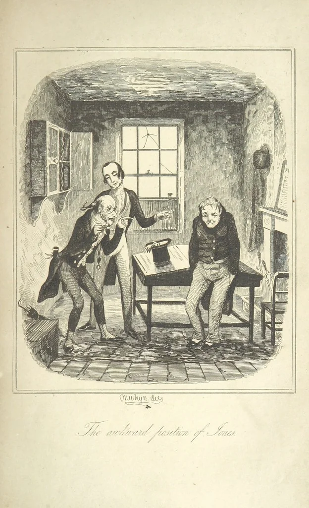 An illustration from George St. George Julian, the Prince. [With plates by Thomas Onwhyn and a portrait of the author, 1844, leaf 63