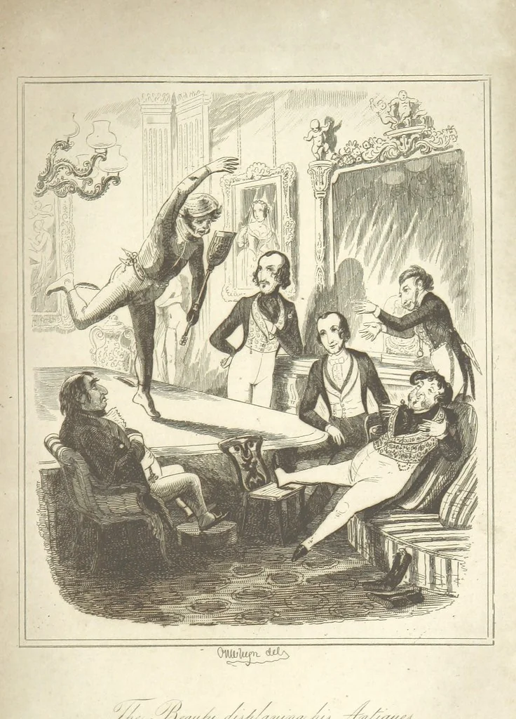 An illustration from George St. George Julian, the Prince. [With plates by Thomas Onwhyn and a portrait of the author, 1844, leaf 73