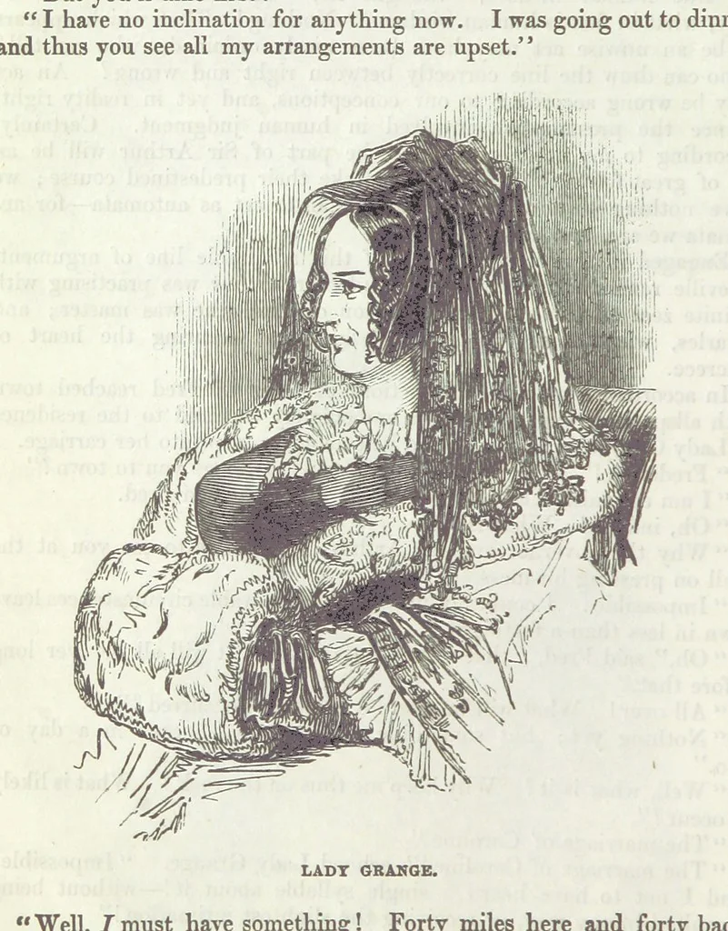 An illustration from The Sisters; or, the Fatal marriages ... Illustrated with fifty-eight engravings by Kenny Meadows and Alfred Crowquill: a portrait of the author: and twenty-two etchings on steel, by Onwhyn. Second edition, with additions, 1851, leaf 32